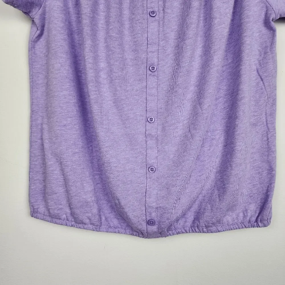 The Children's Place Violet Short Sleeve Off Shoulder Top Girls Size XXL (16)